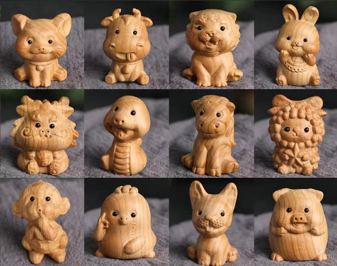 Q‑Version 12 Zodiac Figurines