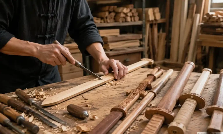 5-artisan-workshop-wooden-weapon-production-process