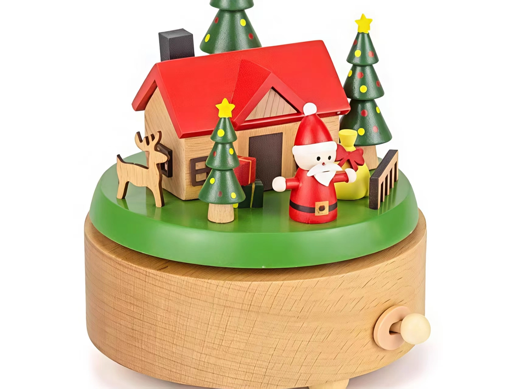 Holiday Product Music Box Beech Wood